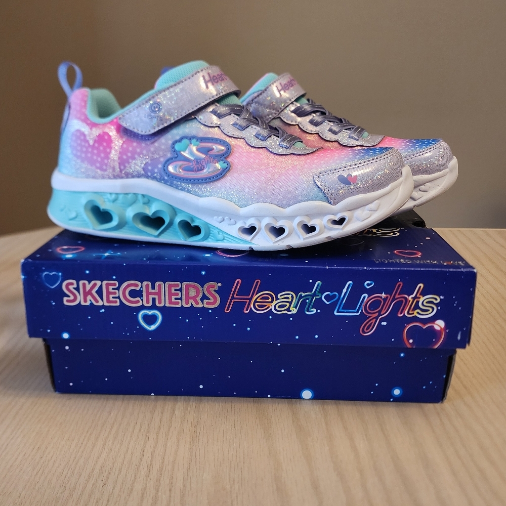 Skechers light-up shoes girls size 3